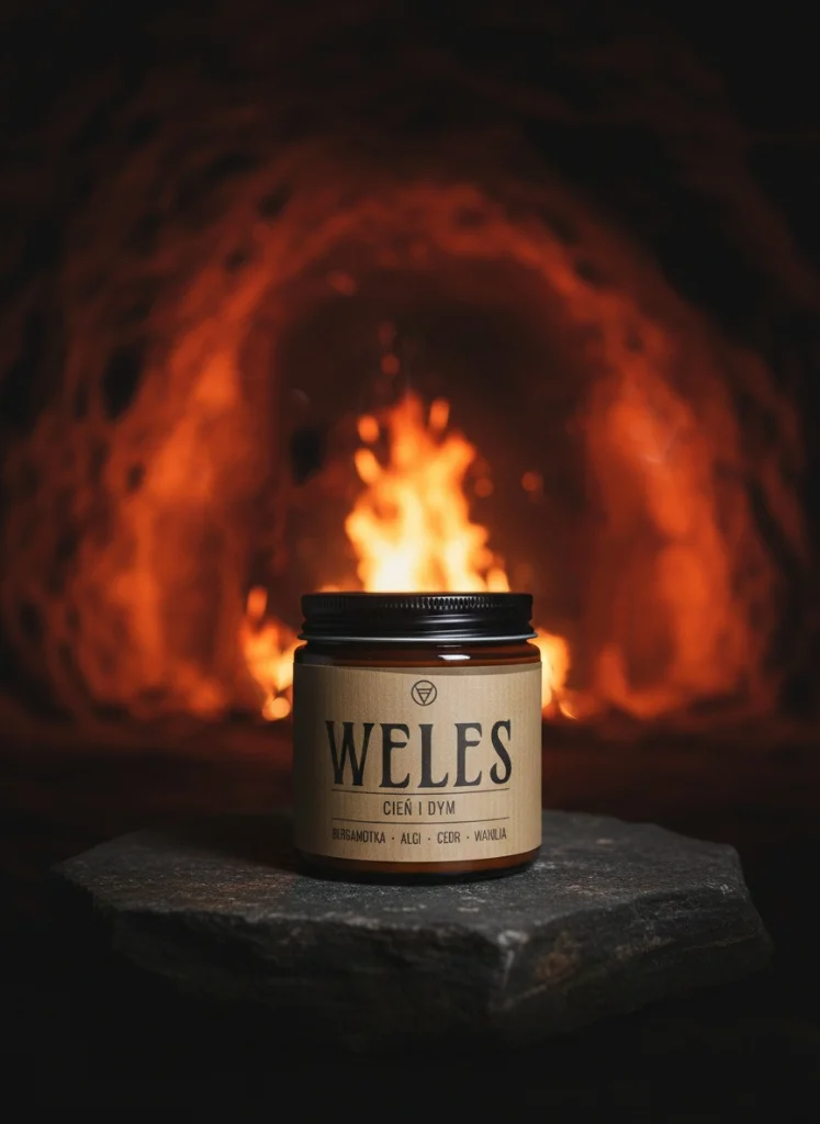 Klimatyczna świeca Weles